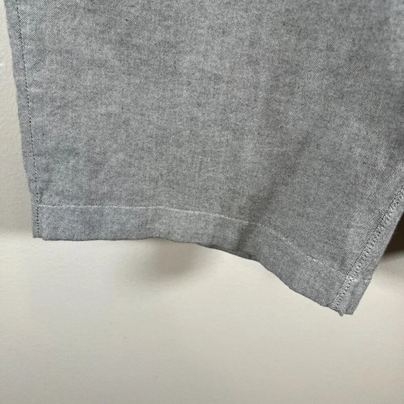 Lululemon Commission Short Mens Size 33 Relaxed Qwick Oxford 11" Gray Flat Front - Picture 8 of 9
